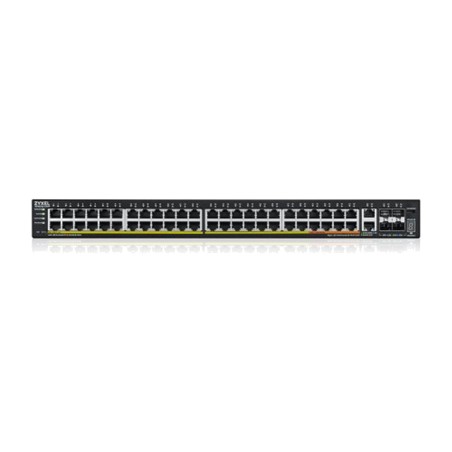 48-port gigabit poe l3 managed rack switch xgs2220-54hp 2x-10g 4x-sfp+