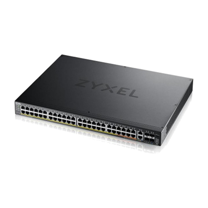 ZYXEL 48-port Gigabit PoE L3 managed rack switch