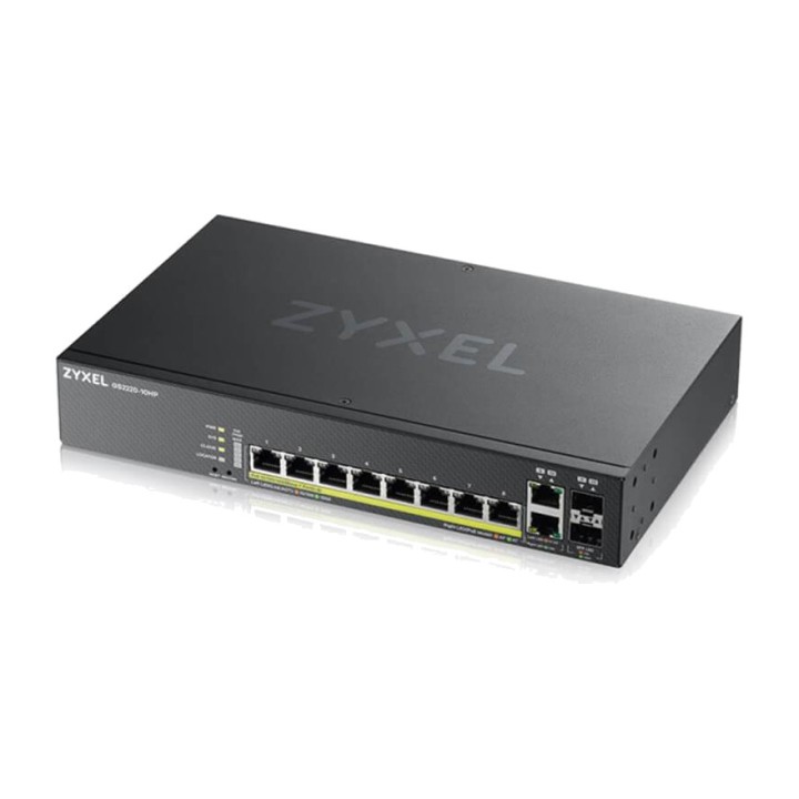 ZYXEL Commutateur géré L2 Gigabit PoE à 8 ports GS2220-10HP