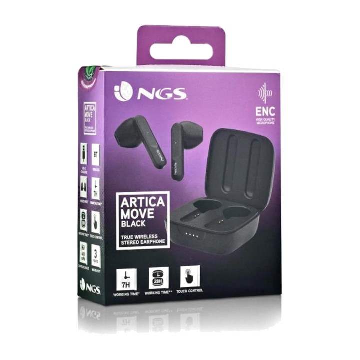 NGS Brezžične Bluetooth 5.3 slušalke s polnilnim etuijem