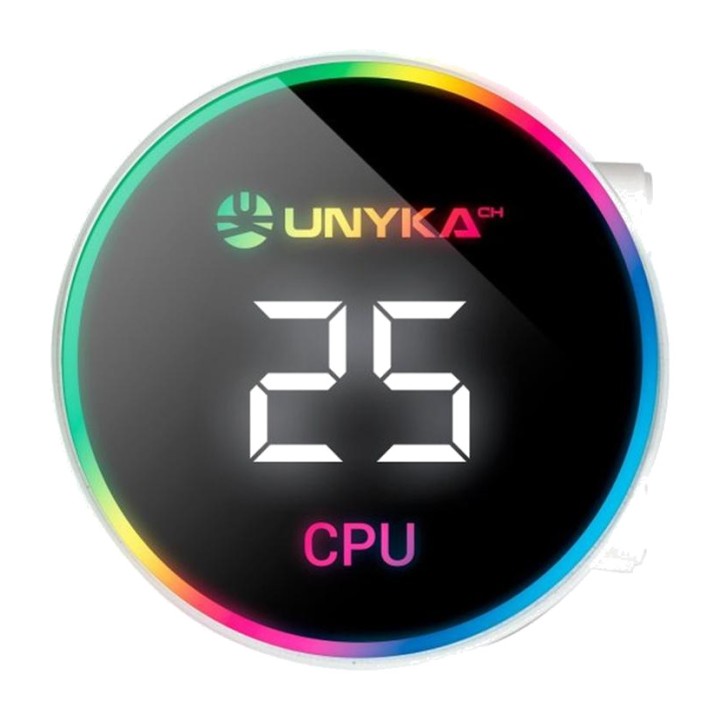 UNYKACH Kit de refrigeración líquida para CPU con iluminación ARGB AQUASTORM-360MM DSP0000019918VAR