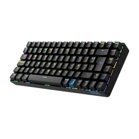 compact wireless gaming mechanical keyboard with tactile switches gm1k 75% gateron-pro-brown