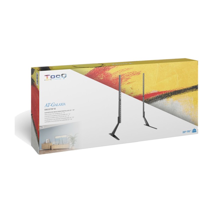 TOOQ Support de table pour téléviseur avec socle DB2375F
