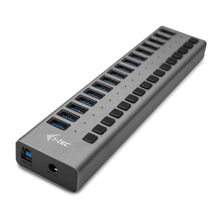 hub de charge usb 3.0 avec 16 ports et alimentation externe u3chargehub16 90w