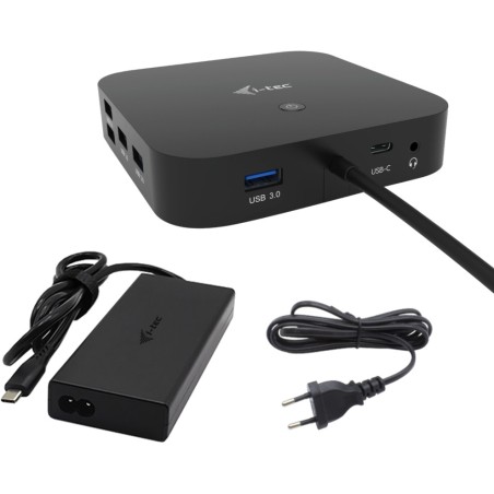 docking station usb-c per 3 monitor con hdmi, displayport e ricarica power delivery c31tri4kdpdpro100 3x4k 100w