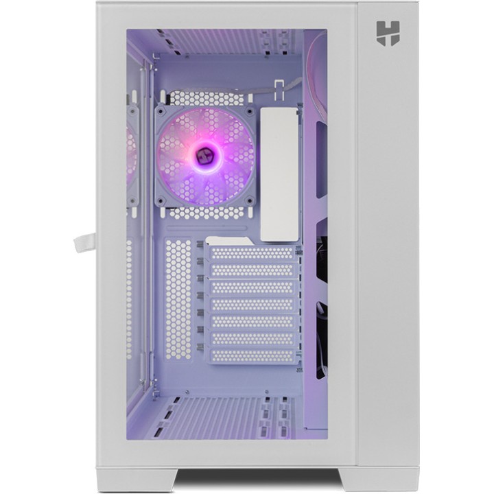 NOX Case gaming mid-tower ATX con vetro temperato e ventole