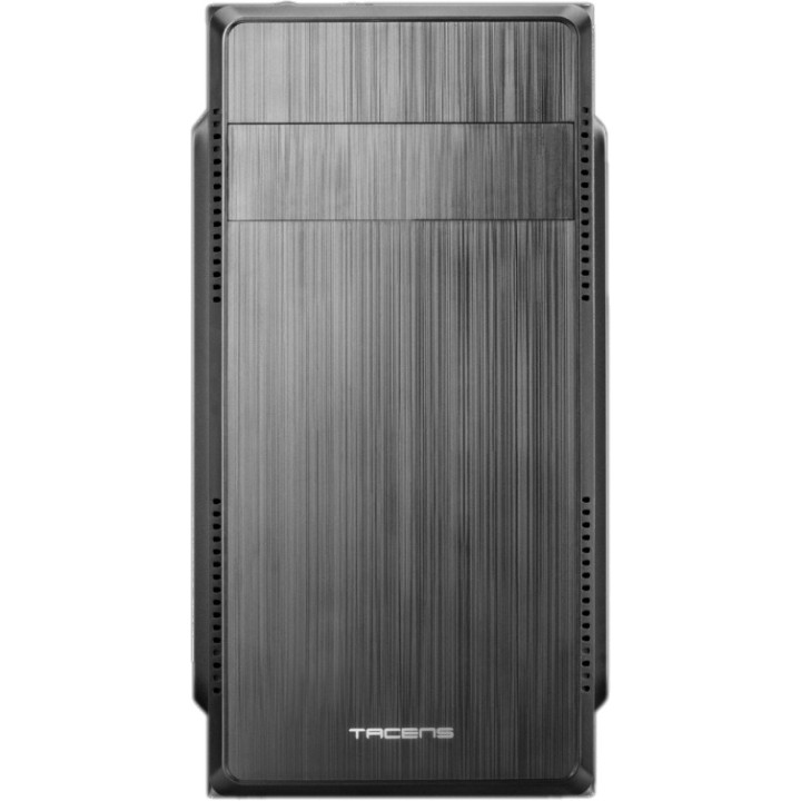 TACENS Skříň PC minitower s přední částí z hliníku a zdrojem