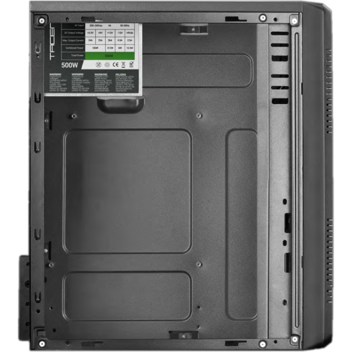 TACENS Mini-Tower-PC-Gehäuse mit Aluminiumfront und