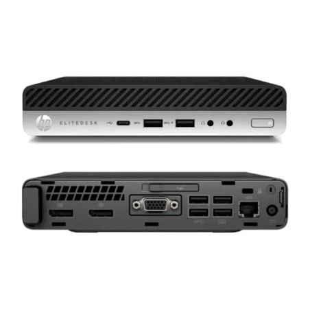 refurbished compact desktop computer elitedesk-400 g3 mini-i5-7th 8gb 256gb nvme-w10p
