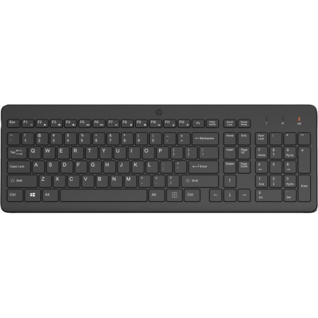 full-size spanish wireless keyboard with numeric keypad 225
