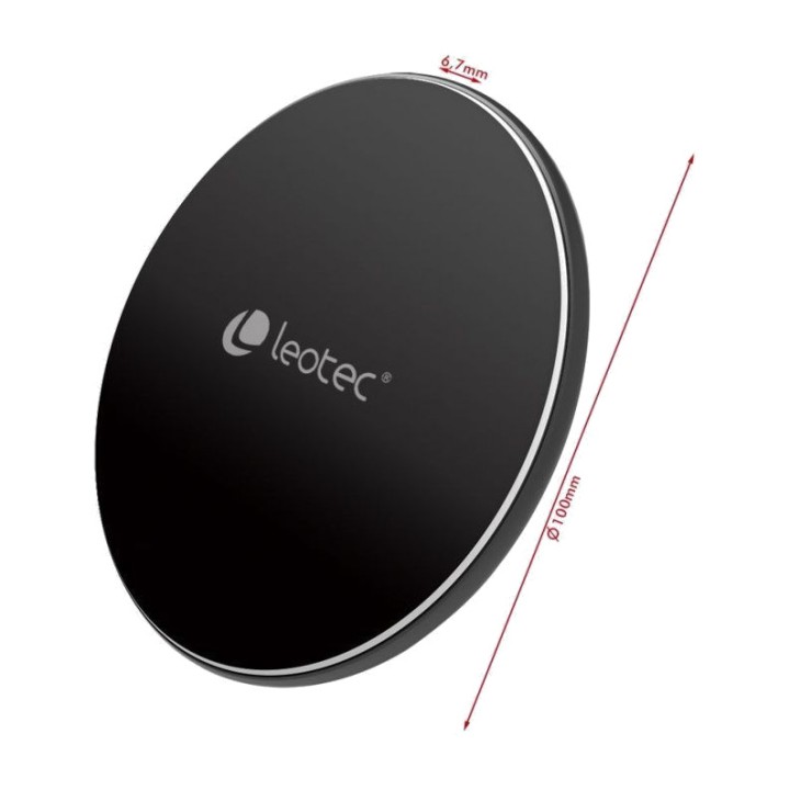 LEOTEC Rýchla bezdrôtová nabíjačka Qi s káblom USB-C