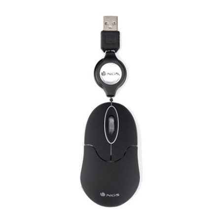 kleine optische maus mit einziehbarem usb-kabel sin-1000dpi