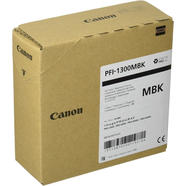 CANON Bläckpatron till plotter PFI-1300 330ML 0810C001AAVAR