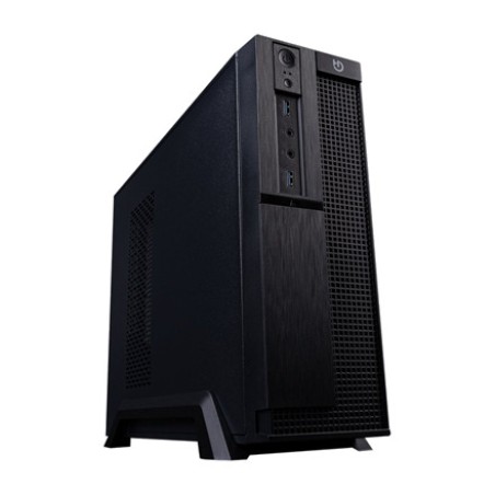 caja slim minitorre para pc con fuente incluida y lector de tarjetas slm30 micro-atx usb-3.0