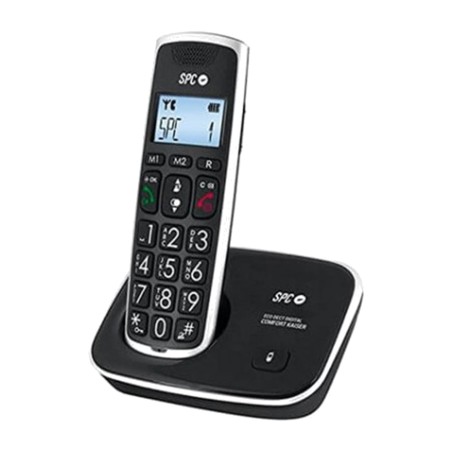 teléfono inalámbrico dect para mayores compatible con audífonos confort-kaiser 7608