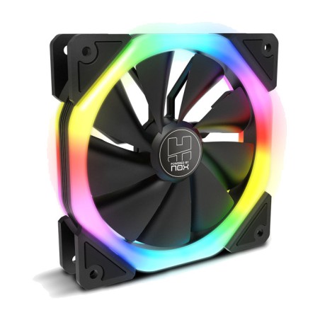 ventilateur de boîtier argb à double anneau avec connecteur 3 broches hummer-s-fan 120mm