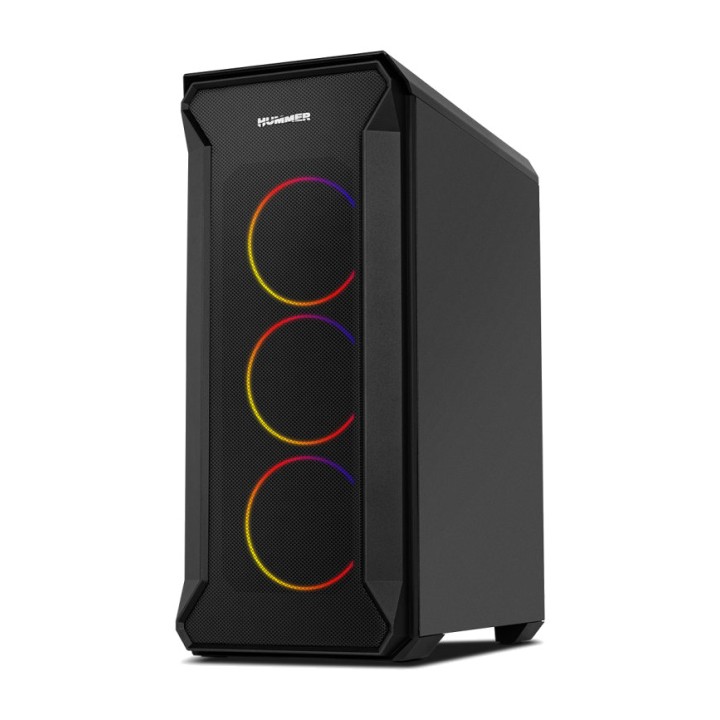 NOX Caixa d'ordinador gaming semitorre ATX amb vidre