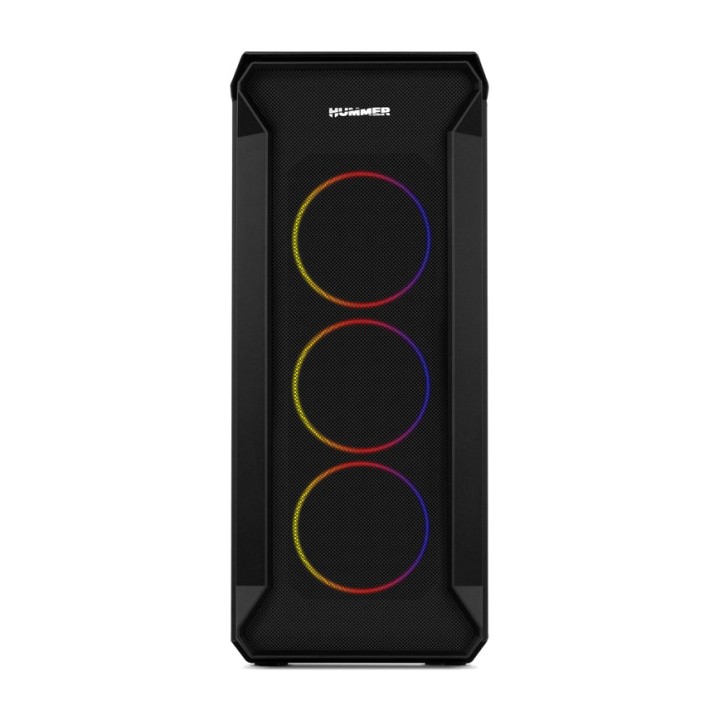 NOX ATX semi-tower ohišje s kaljenim steklom in ARGB