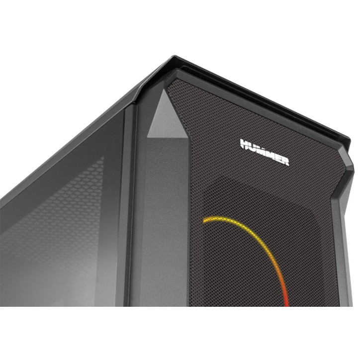 NOX ATX semi-tower skrinka s tvrdeným sklom a ARGB