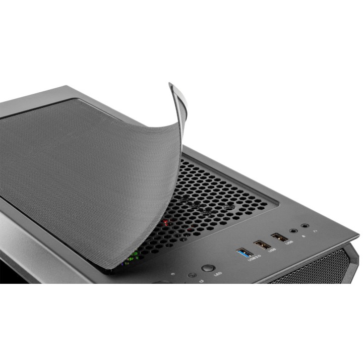 NOX Κουτί υπολογιστή gaming semi-tower ATX με temperato