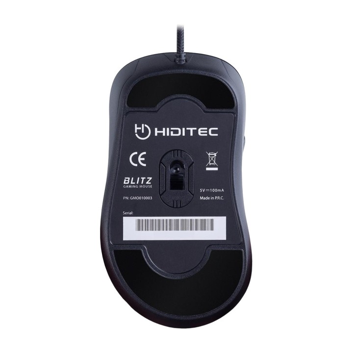 HIDITEC Mouse gaming cablato con sensore ottico BLITZ