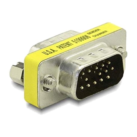 adaptér s dvoma samčekmi pre káble vga d-sub15