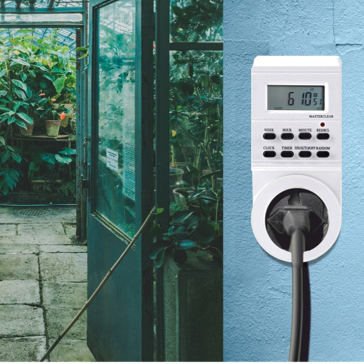SILVER ELECTRONICS Enchufe programador digital semanal con