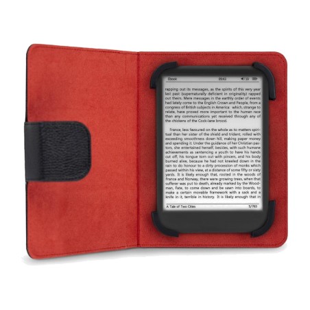 funda con soporte para libro electrónico y tablet 6"