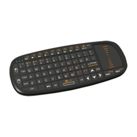 mini-bluetooth-tastatur mit touchpad und laserpointer