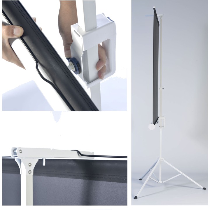PHOENIX Schermo di proiezione portatile con treppiede 112"