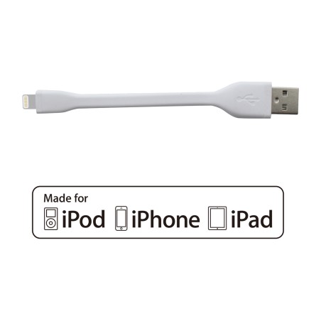 mfi-zertifiziertes lade- und datenkabel für iphone usb-a-lightning 10cm