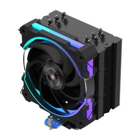 ventirad pour cpu avec anneau d’éclairage argb h6-ring 6-heatpipes