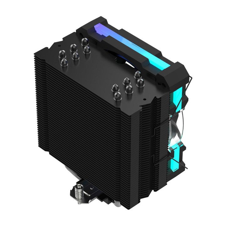 COOLBOX Ventirad pour CPU avec anneau d’éclairage ARGB