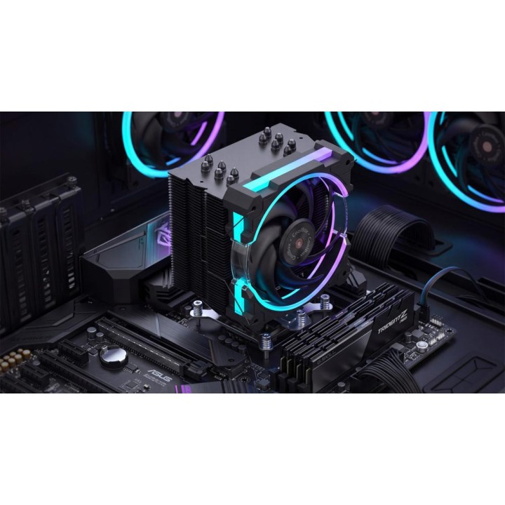 COOLBOX Dissipatore per CPU con anello di illuminazione ARGB
