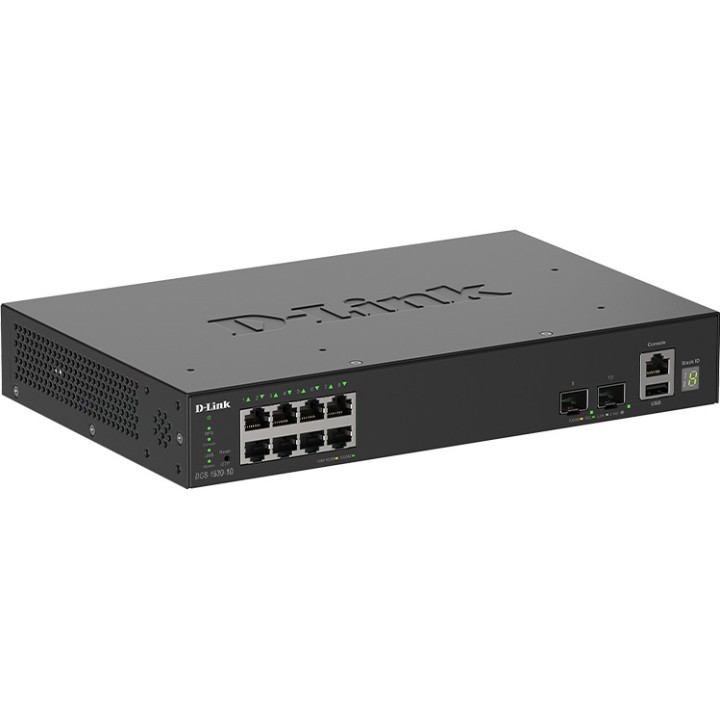D-LINK Switch gestibile impilabile Gigabit a 8 porte e 2