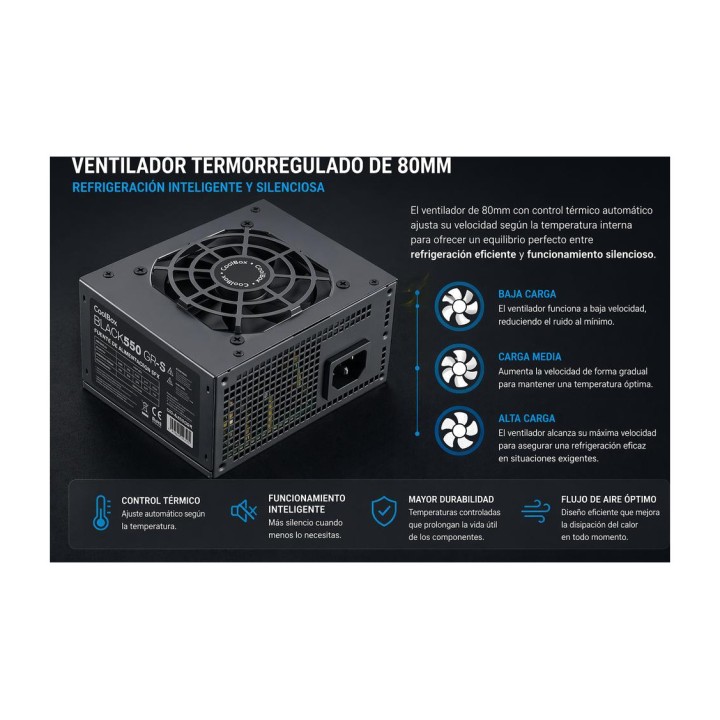 COOLBOX SFX PC power supply BASIC-550GR-S 550W MGS0000033897