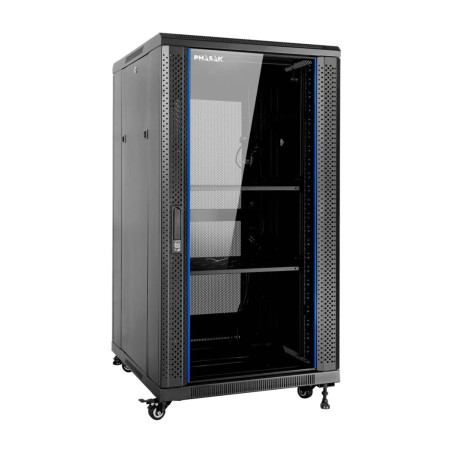 gulvrackskab til servere og netværk 19" 22u 600x800mm pro pho-6822