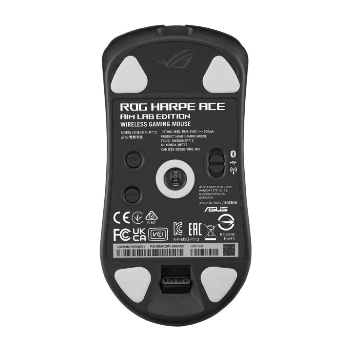ASUS Ratón gaming inalámbrico ultraligero ambidiestro ROG