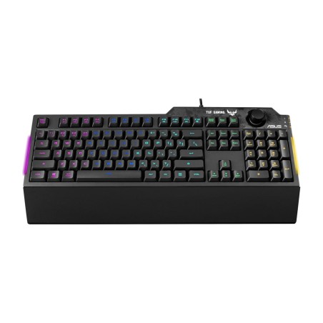 teclado de membrana para juegos con distribución española tuf-gaming k1-rgb