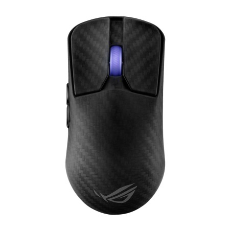 ratón gaming inalámbrico ultraligero de fibra de carbono rog harpe ace extreme 42000dpi