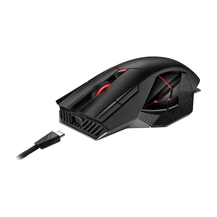 ASUS Ratón gaming inalámbrico MMO de 12 botones ROG-SPATHA X 19000DPI MGS0000033639