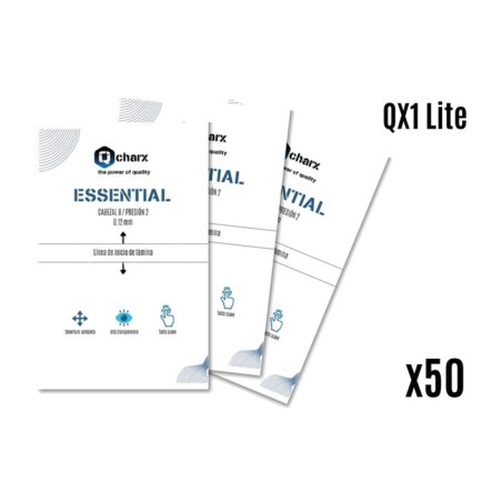 confezione da 50 pellicole protettive in idrogel essential-hd qx1-lite