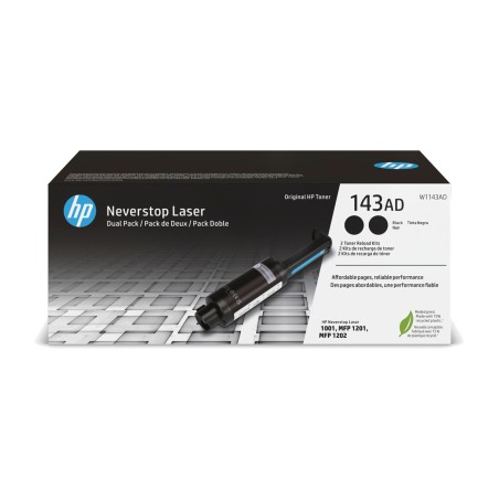 pack mit nachfüllkits für schwarzen toner für laserdrucker neverstop-143a 2 uds