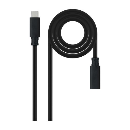 usb-c-verlängerungskabel, stecker auf buchse 3.2 gen2x2 20gbps 100w 4k 60hz 1 m