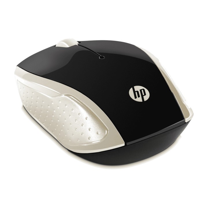 HP Ambidextrous wireless optical mouse with USB receiver 200