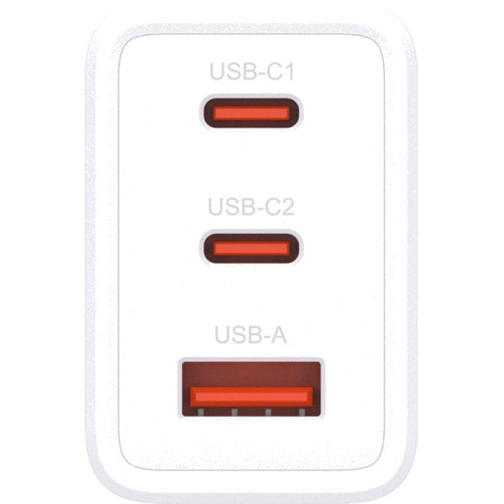 D-LINK 3 portos GaN gyorstöltő 65W MGS0000031890