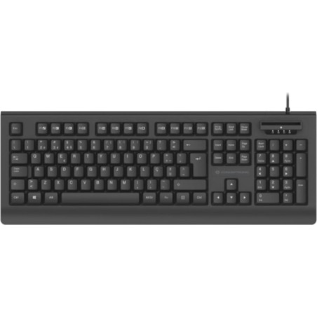 tastiera usb con lettore di dnie e smart card kayne01es qwerty-es