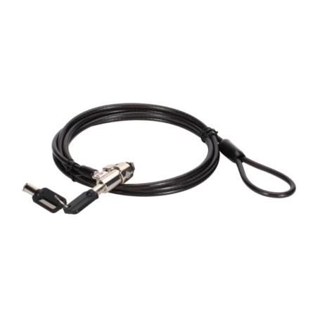 biztonsági kábel kulccsal laptophoz custodio02bs 3x7mm 1,8 m