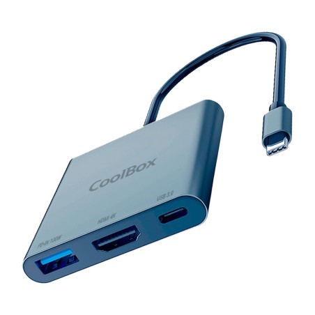 hliníkový multiportový adaptér usb-c minidock-c31 hdmi-4k 1xusb-a 3.2-gen1