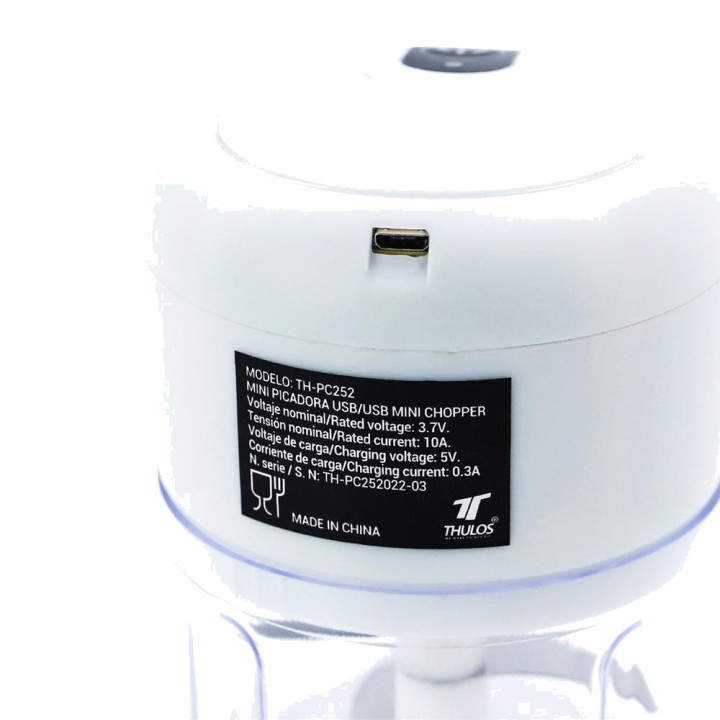 THULOS USB-aufladbarer Mini-Zerkleinerer TH-PC252 30W 250ML